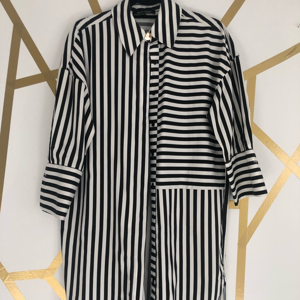 Striped long shirt